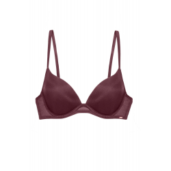 Dorina push-up podprsenka s kosticami vínová  - obrázek produktu 4