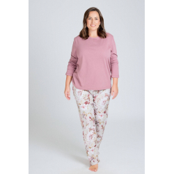 Lady Belty dámsky pyžamový set s kvetinovým vzorom  - obrázek produktu 2