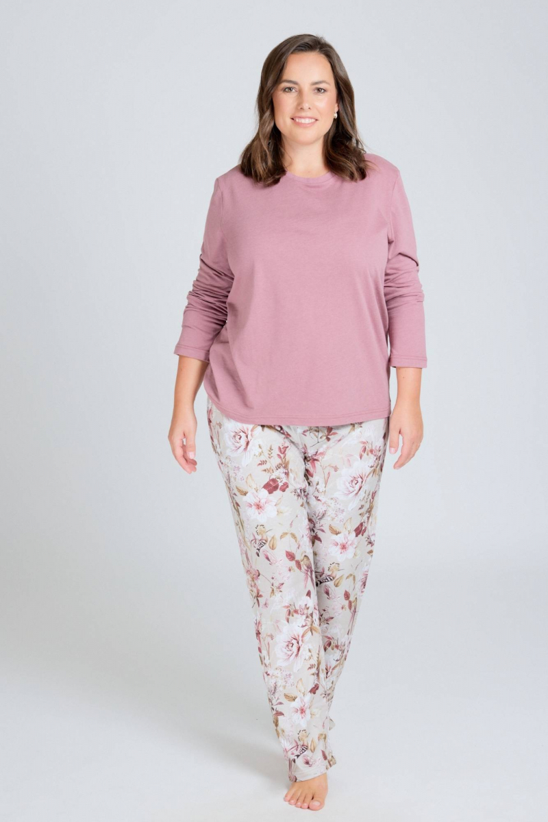 Lady Belty dámsky pyžamový set s kvetinovým vzorom