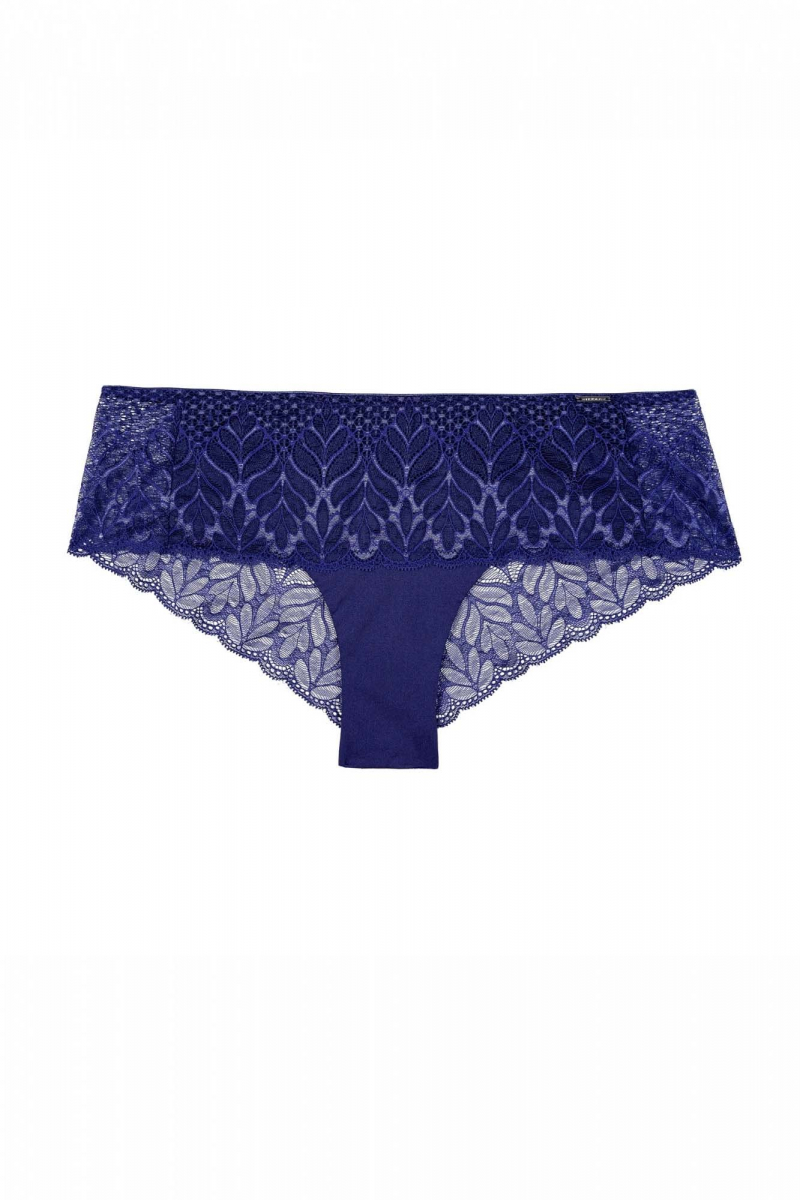 Triola celočipkové nohavičky pánty modré 35886