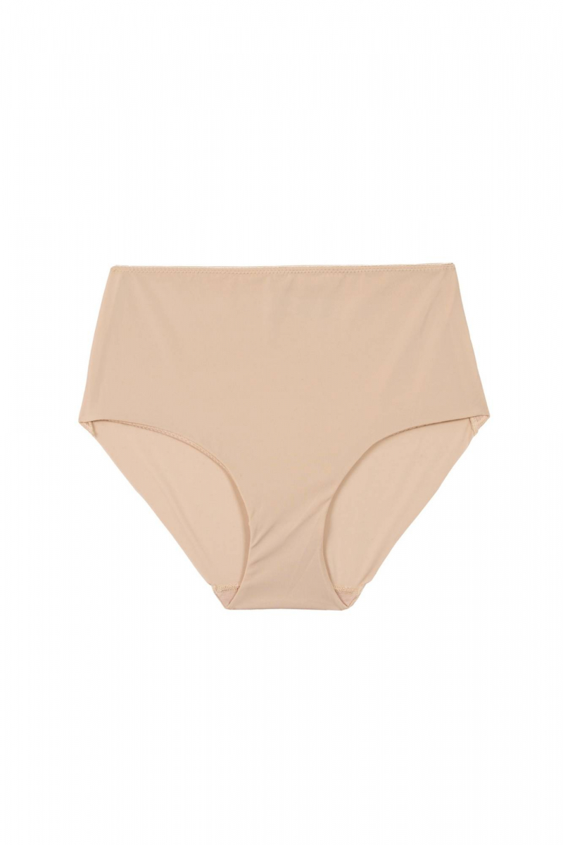 Babella nohavičky s vysokým pásom béžové