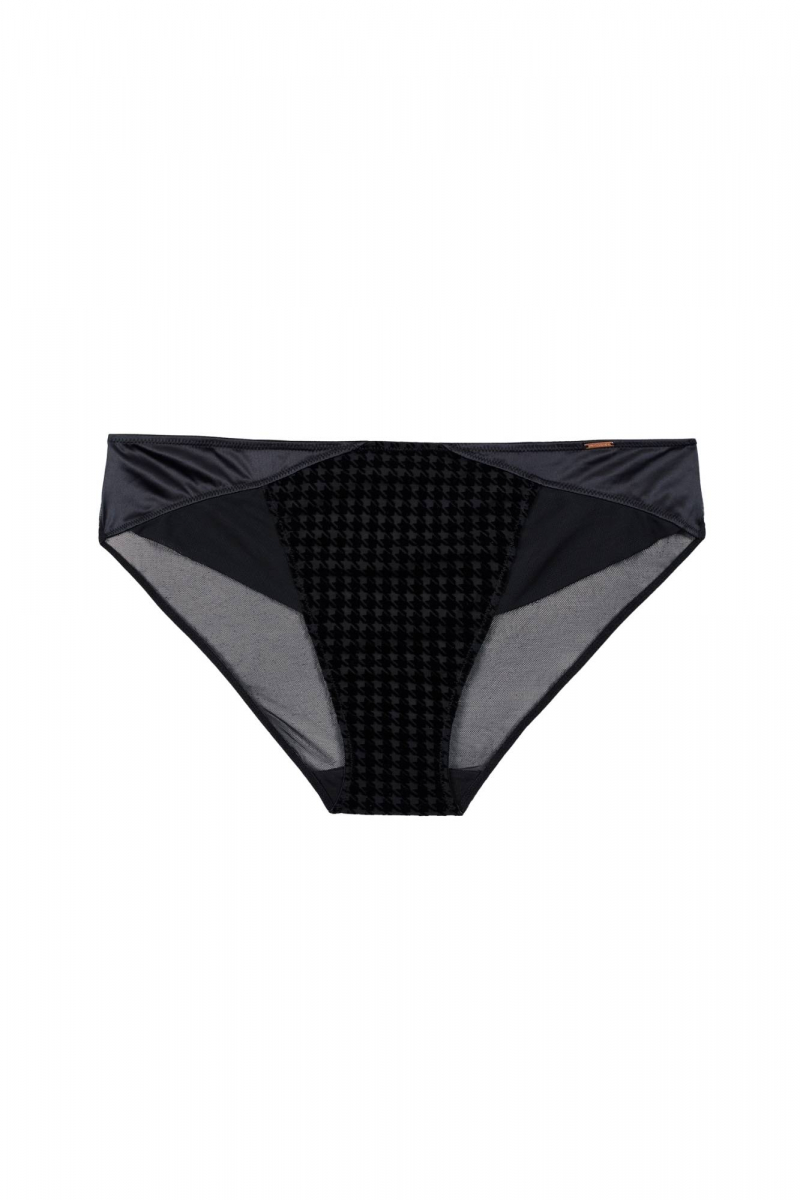 Dorina klasické nohavičky čierne