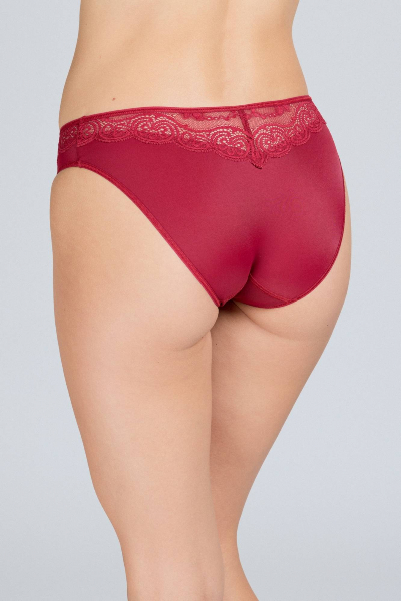 Vova klasické čipkované nohavičky červené