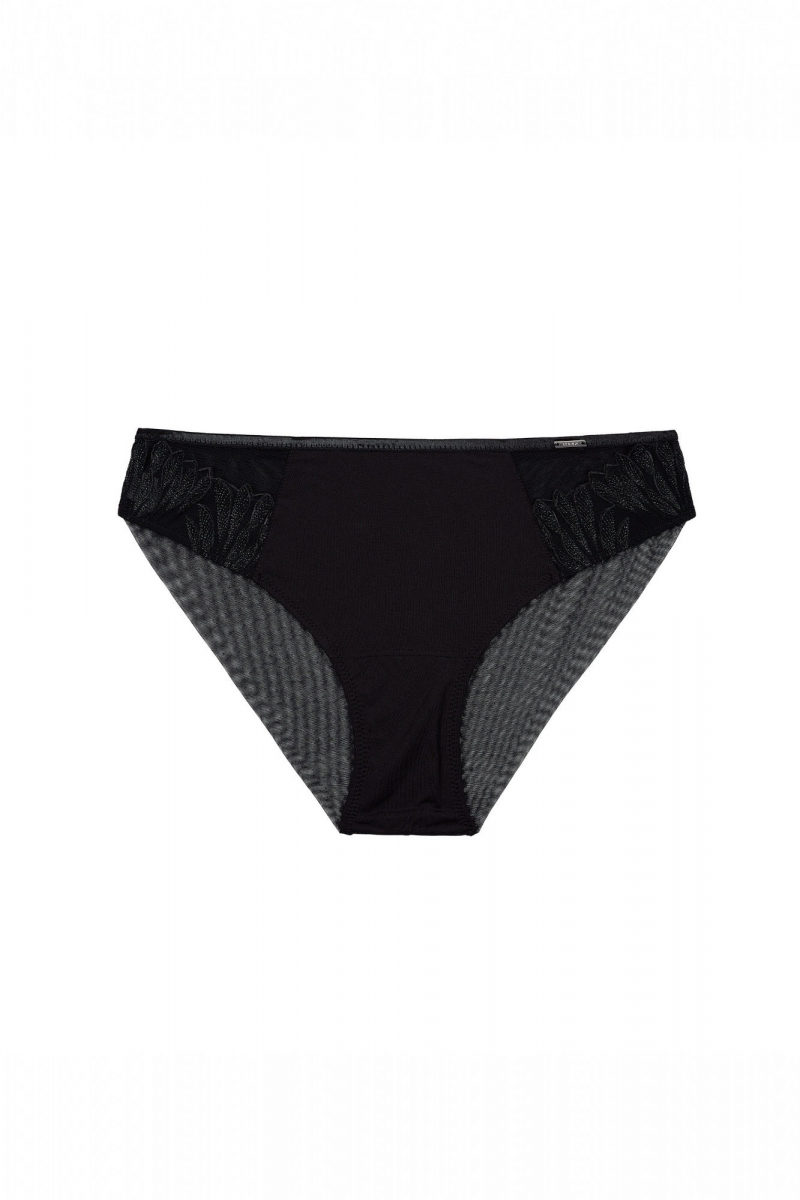 Triola klasické nohavičky čierne 31889