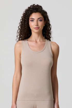 Modalové tielko Jadea béžové