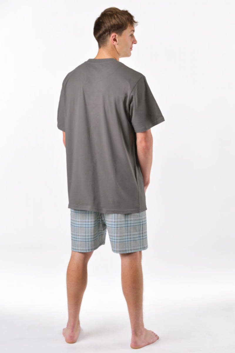 Gina pánske pyžamo krátke šedé