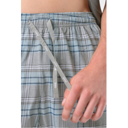 Gina pánske pyžamo krátke šedé  - obrázek produktu 3