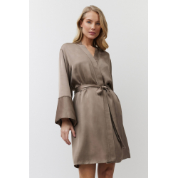 Aruelle ľahký dámsky župan hnedý  - obrázek produktu 1