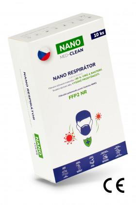 10x FFP2 respirátor NANO...