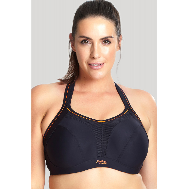 Panache Sport podprsenka nevystužená s kosticami - barva:PANPBLACK/čierna, velikost:42D