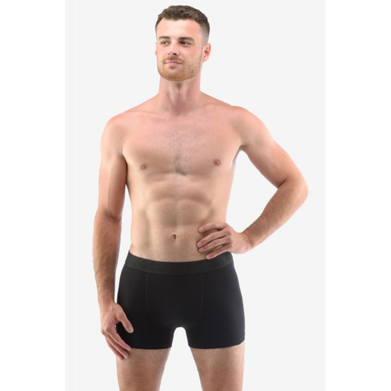 E-shop Gina pánske bambusové boxerky čierne - barva:GINMxC/čierna