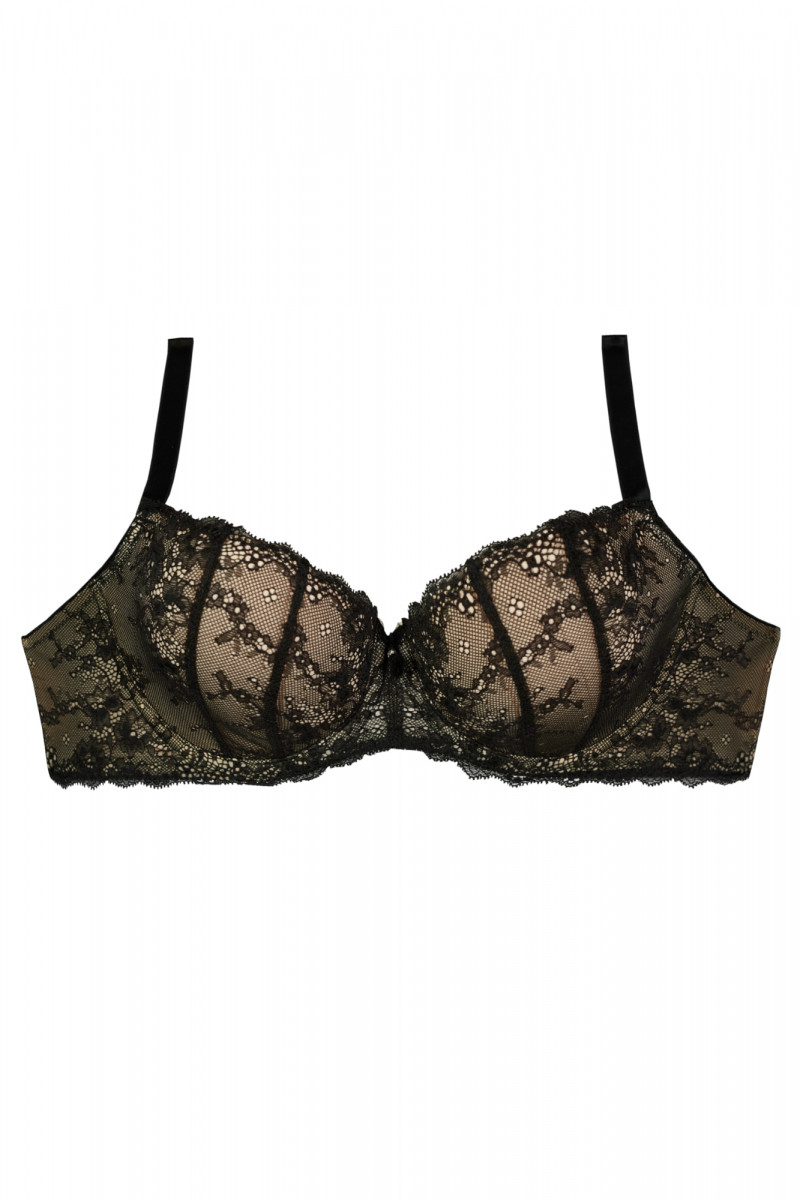 Triola Sexy-Fit tence vyztužená balkónová podprsenka černá 26763
