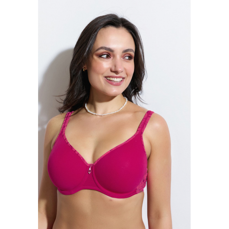 E-shop Plavková podprsenka Triola 88249 - barva:BLV29/fuchsiová