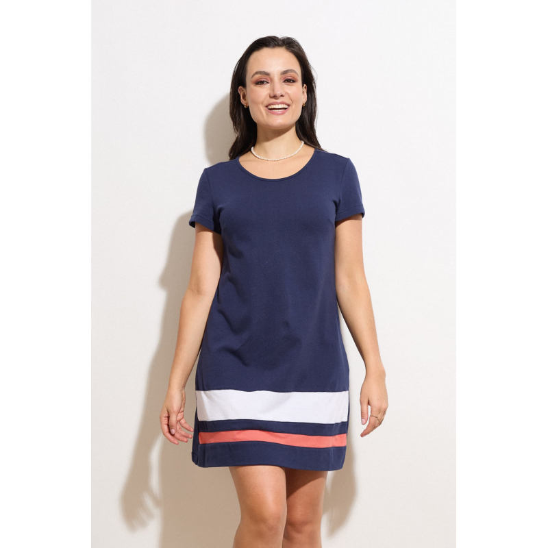 Dámske šaty Lady Belty - barva:BELNAVYBLUE/námornícka modrá, velikost:XXXL