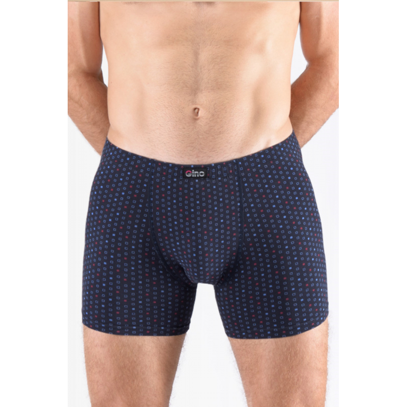 Pánske boxerky s dlhšou nohavičkou Gina - barva:GINDCMMCR/sladké drievko-brandy, velikost:L/XL
