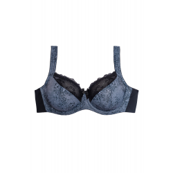 Triola Comfy-Fit nevystužená podprsenka s flexi kosticami čierno-biela 21777  - obrázek produktu 2