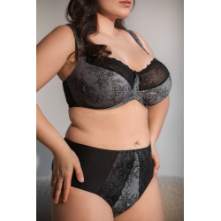 Triola Comfy-Fit nevystužená podprsenka s flexi kosticami čierno-biela 21777  - obrázek produktu 5