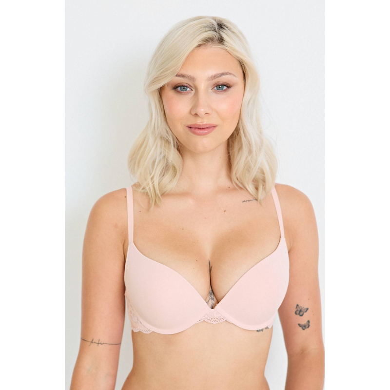 Dorina Rosa Eco push up ružová podprsenka - barva:DORPK0013/ružová, velikost:85A
