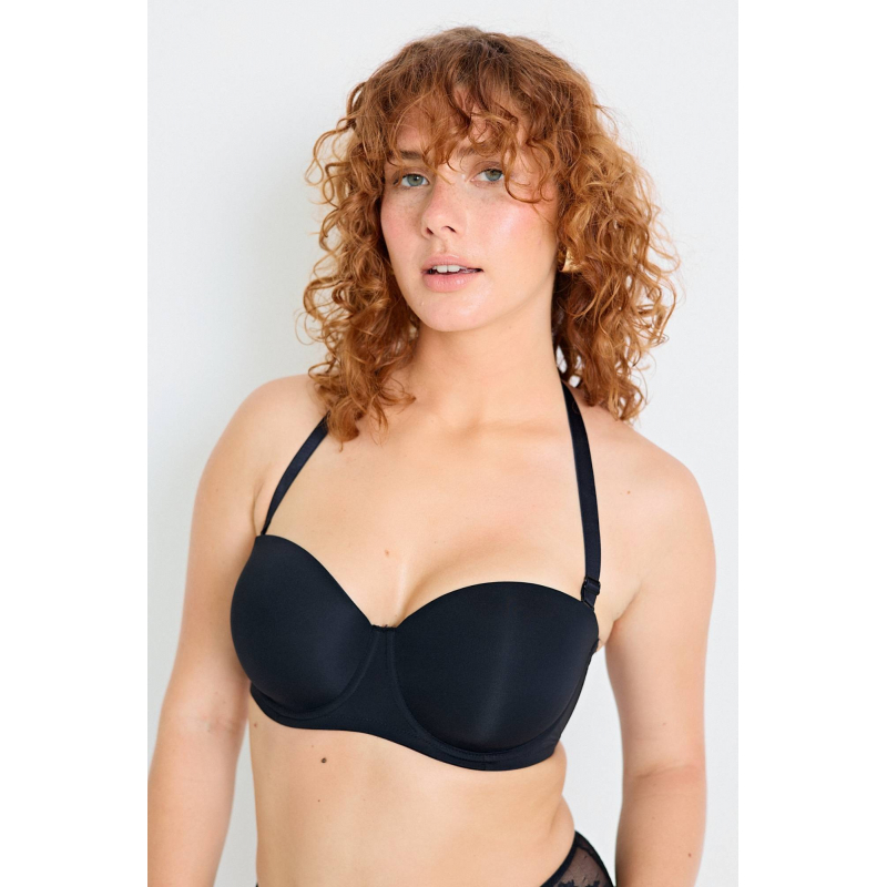 Dorina Michelle Eco balkónová podprsenka čierna - barva:DORBK0001/čierna, velikost:70E