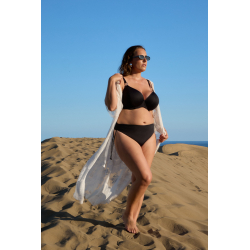 ADMAS bavlnený kaftan biely  - obrázek produktu 4