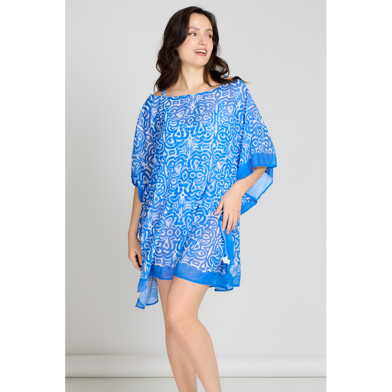 DEIDAD plážový kaftan modrý - barva:DEIP505/, velikost:UNI